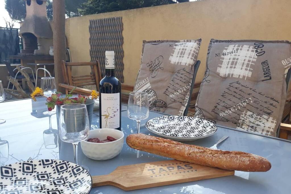 Villa 3 Etoiles Pres Des Plages, Parking, Wifi, Clim Sauvian Kültér fotó